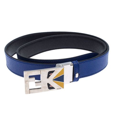 fendi blue monster belt|fendi belt price.